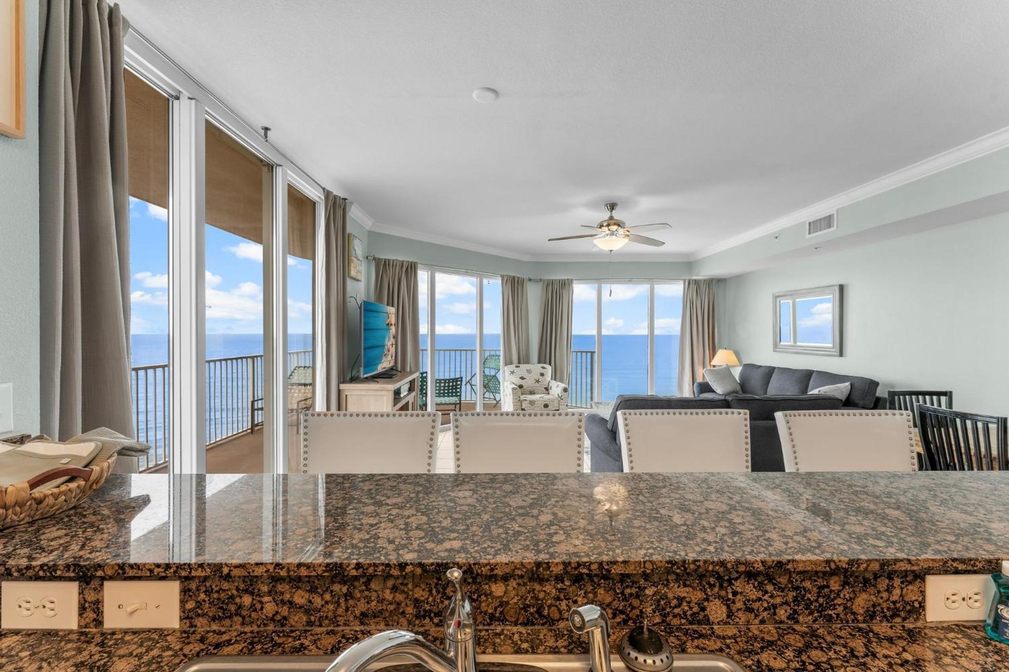 Stunning 3br Corner Tidewater Beachfront Condo! Sleeps 10! By Dolce Getaways Pcb! Panama City Beach